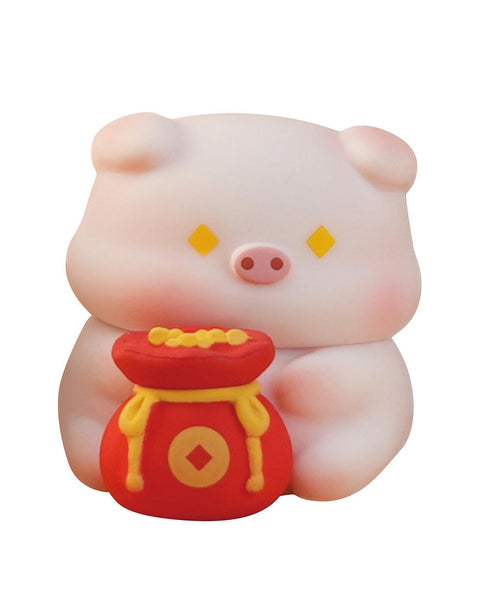 『Lucky Sweet Pig(ラッキースイートピッグ) - 幸運を祈りますシリーズ』011_WU HUA BU SHUO トレーディングフィギュア【BOX】