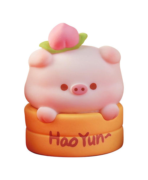 『Lucky Sweet Pig(ラッキースイートピッグ) - 幸運を祈りますシリーズ』011_WU HUA BU SHUO トレーディングフィギュア【BOX】