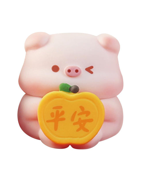 『Lucky Sweet Pig(ラッキースイートピッグ) - 幸運を祈りますシリーズ』011_WU HUA BU SHUO トレーディングフィギュア【BOX】