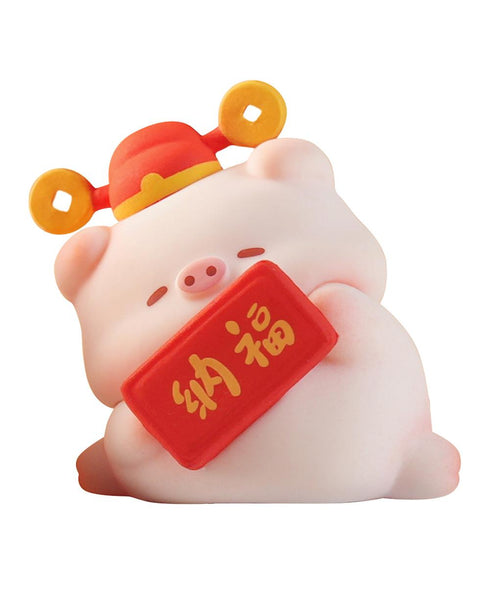 『Lucky Sweet Pig(ラッキースイートピッグ) - 幸運を祈りますシリーズ』011_WU HUA BU SHUO トレーディングフィギュア【BOX】