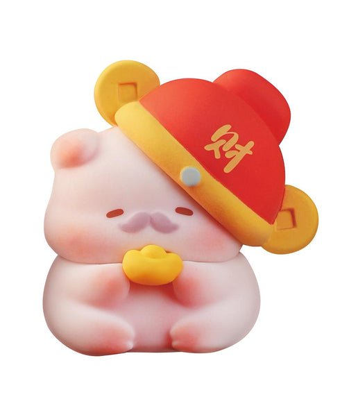『Lucky Sweet Pig(ラッキースイートピッグ) - 幸運を祈りますシリーズ』011_WU HUA BU SHUO トレーディングフィギュア【BOX】