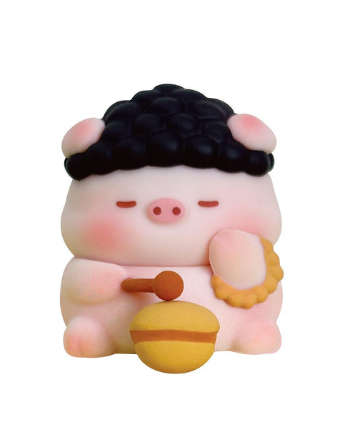 『Lucky Sweet Pig(ラッキースイートピッグ) - 幸運を祈りますシリーズ』011_WU HUA BU SHUO トレーディングフィギュア【BOX】