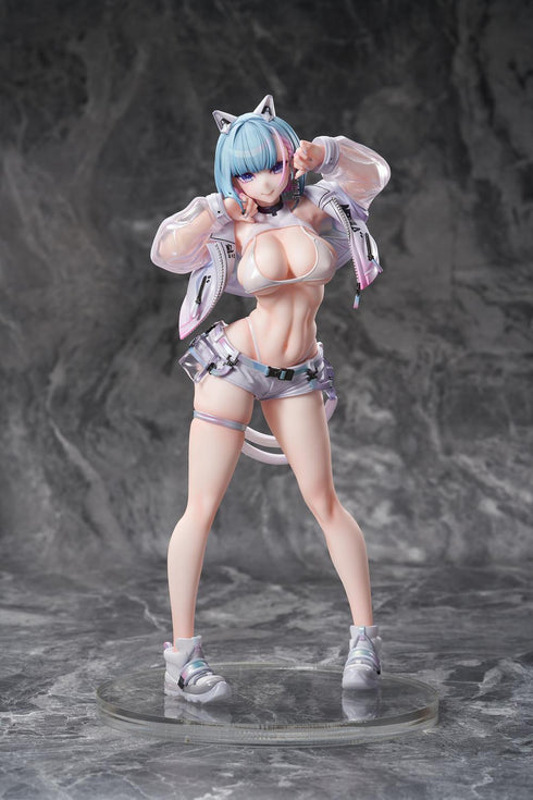 『近未来ネコマタ』001_Bibi Buttons ミウ 1/6 スケール 塗装済完成品フィギュア 通常版