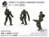 『レムナント・ドーム シリーズ』008_WARRIORS WORKSHOP WWS-O-01/04 マッチソルジャー/インダストリアルソルジャーズ 1/30スケール プラスチックモデルキット(グリーン)