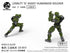 『レムナント・ドーム シリーズ』008_WARRIORS WORKSHOP WWS-O-01/04 マッチソルジャー/インダストリアルソルジャーズ 1/30スケール プラスチックモデルキット(グリーン)