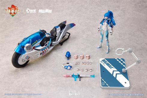 『bilibili』核金重構(Nuclear Gold Reconstruction) 22 スピードスリップストリーム 拜年紀 1/12 完成品アクションフィギュア(バイクセット版)