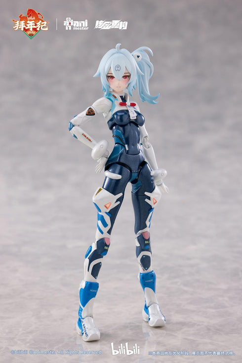 『bilibili』核金重構(Nuclear Gold Reconstruction) 33 スピードスリップストリーム 拜年紀 1/12 完成品アクションフィギュア(バイクセット版)