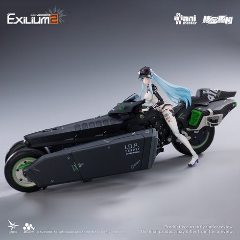 《娃娃前線2:艾克西利姆》核金重構(Nuclear Gold Reconstruction)庫爾卡伊-速星 1/12 完成品動作人偶&摩托車 1/12 塑膠模型套組