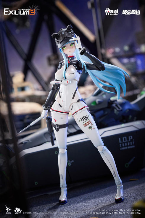 《娃娃前線2:艾克西利姆》核金重構(Nuclear Gold Reconstruction)庫爾卡伊-速星 1/12 完成品動作人偶&摩托車 1/12 塑膠模型套組