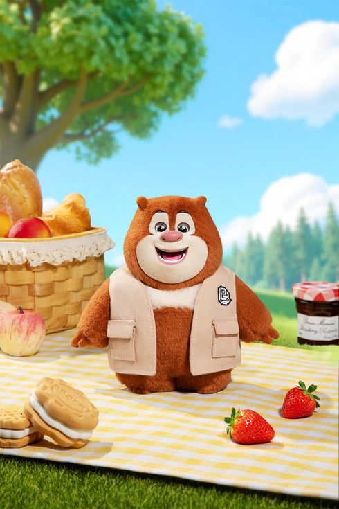 《Boonie Bears 专属朋友系列》XFREE 收藏版毛绒玩具【套装】