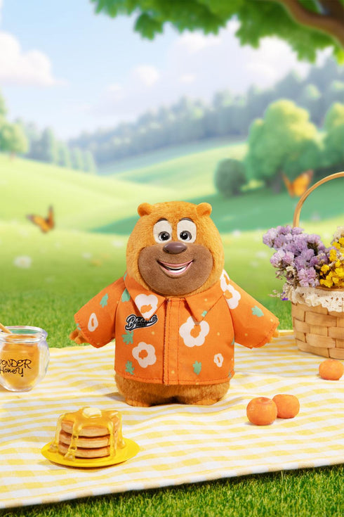 《Boonie Bears 专属朋友系列》XFREE 收藏版毛绒玩具【套装】