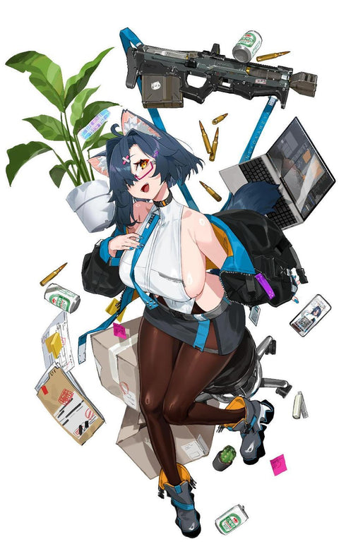 『イラストレーターKare Huang』藍子さんとアザミさん アクリルスタンド セット