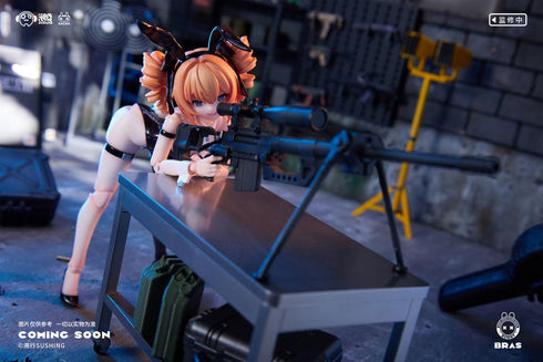 『バニー ラピッド アクション スクワッド』007_溯行Sushing 狙撃手 レオニ 1/12スケール可動フィギュア