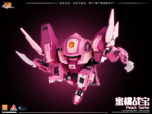 『Fruity ROBO(フルーティーロボ)』008_YI LI CHUANG WAN Peach Surfer(ピーチサーファー) プラスチックモデルキット