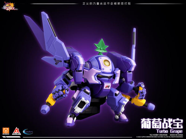 『Fruity ROBO(フルーティーロボ)』009_YI LI CHUANG WAN Turbo Grape(ターボグレープ) プラスチックモデルキット