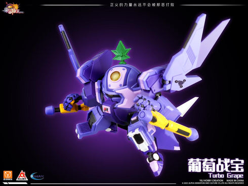 『Fruity ROBO(フルーティーロボ)』009_YI LI CHUANG WAN Turbo Grape(ターボグレープ) プラスチックモデルキット