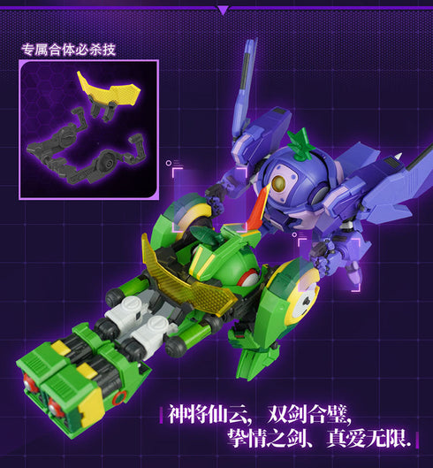『Fruity ROBO(フルーティーロボ)』009_YI LI CHUANG WAN Turbo Grape(ターボグレープ) プラスチックモデルキット