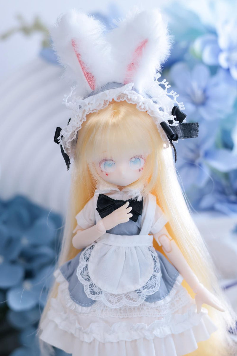 福寿ドール　アヒル　ポケットウサギ ウサギちゃんのお茶会シリーズ』010_momotale MJD(メカニカル
