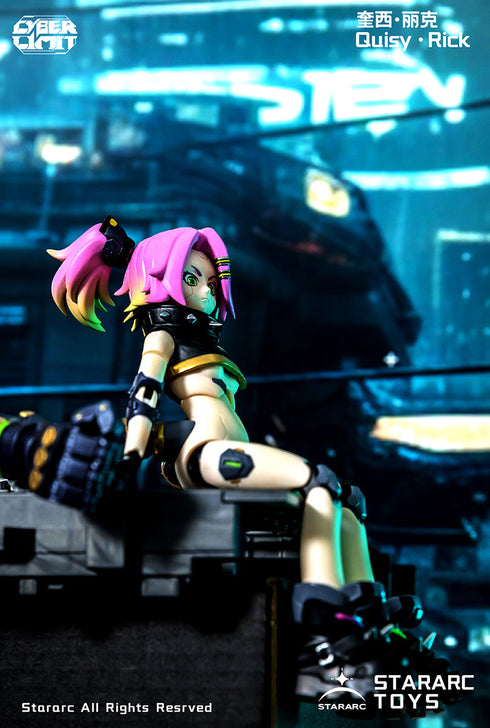 『CYBER LIMIT(サイバーリミット)シリーズ』003_STARARC TOYS Quisy-Rick(クィシー・リック) 1/12スケール可動フィギュア