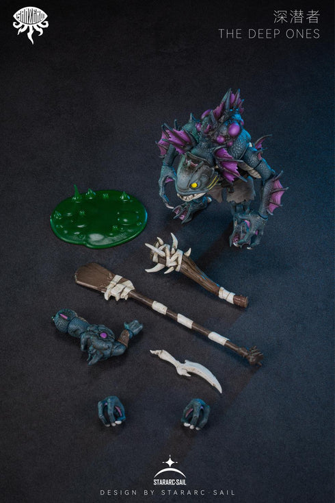 『SAN ZEROシリーズ』017_STARARC TOYS THE DEEP ONES(ザ ディープ ワンズ) 可動フィギュア(パープル)
