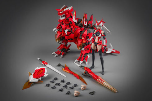 『龍姫』001_喜玩社(X-PLAY) 龍姫-01 羽王龍&火蛍 プラスチックモデルキット