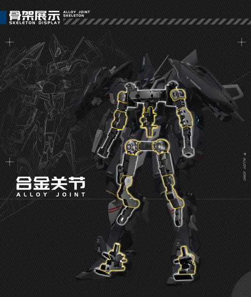 『龍魂戦機シリーズ』008_喜玩社 J-20 蒼威(ツァン ウェイ) プラスチックモデルキット