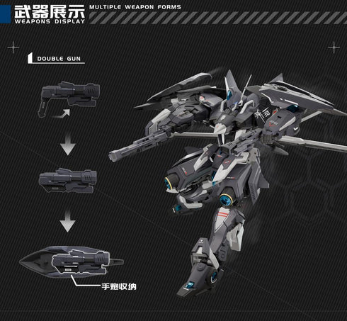 『龍魂戦機シリーズ』008_喜玩社 J-20 蒼威(ツァン ウェイ) プラスチックモデルキット