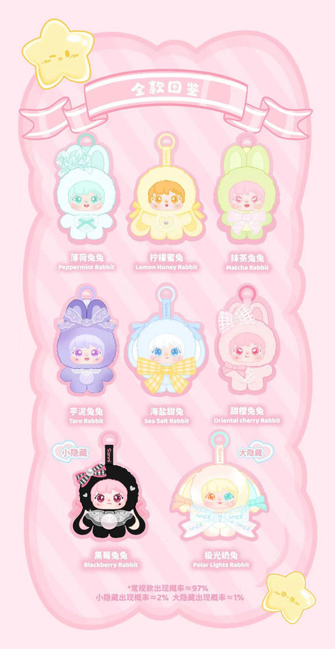 『Sanmi Bunny Sweet Bud Bunny(スイートバッドバニー)シリーズ』008_Lucky Deer Nai トレーディングプラッシュ【BOX】
