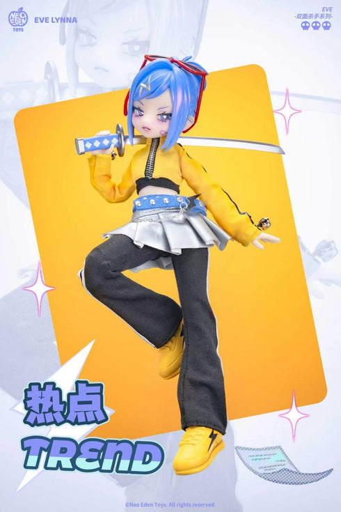 『Eve lynna 双面の殺し屋シリーズ』001_NEO EDEN TOYS トレーディングドール【BOX】