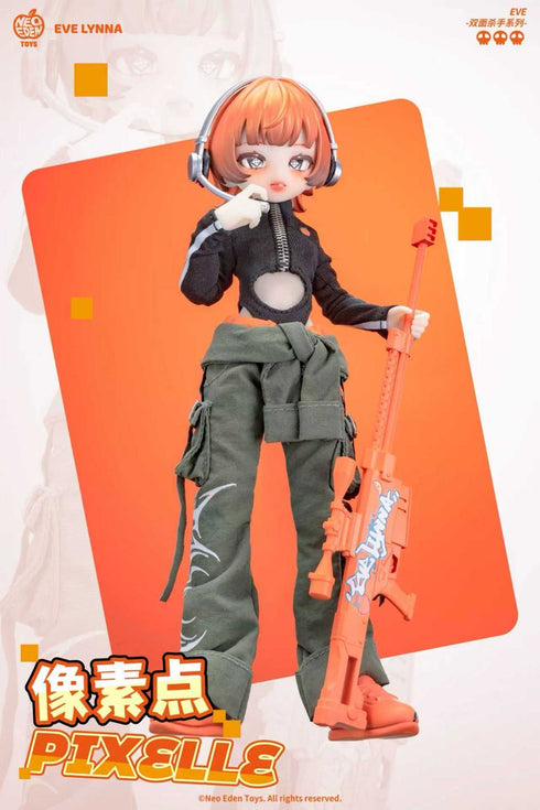 『Eve lynna 双面の殺し屋シリーズ』002_NEO EDEN TOYS Eve lynna 双面の殺し屋シリーズドール PIXELLE