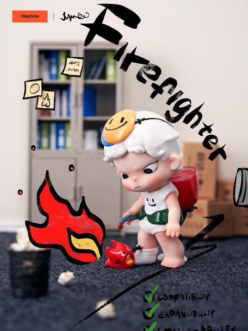 『JUANJUAN(ジュェンジュェン)職場で発狂寸前の人間図鑑シリーズ』003_Heyone トレーディングフィギュア【BOX】