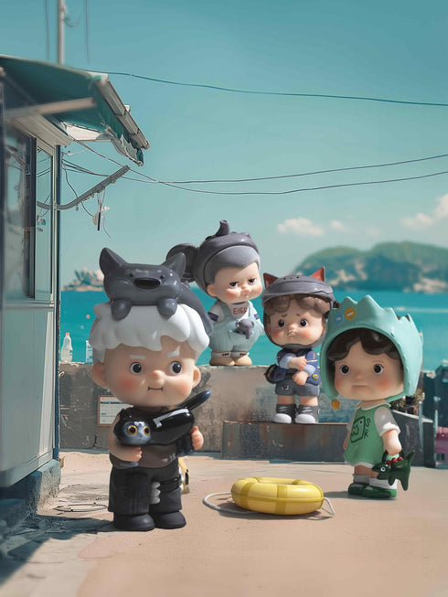 『5人小隊 - アイアンレーンの子供時代シリーズ』002_Heyone トレーディングフィギュア【BOX】