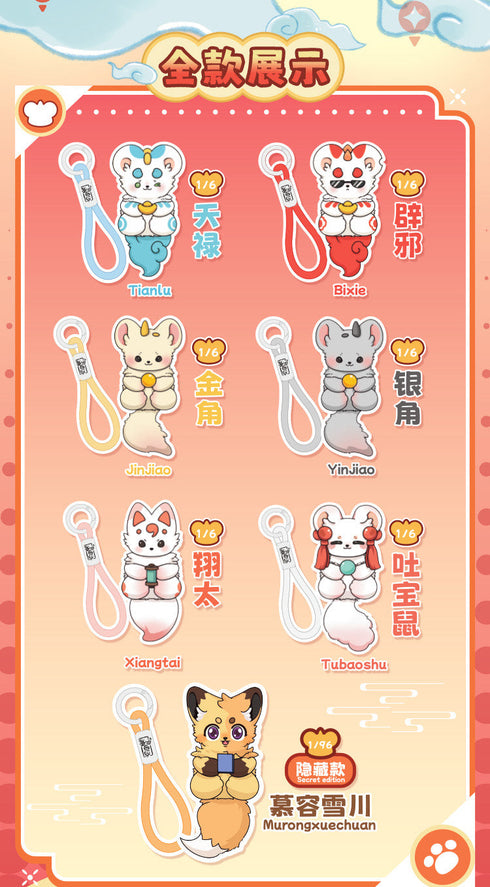 『有獣焉(けものあらんや) 神獣からの贈り物シリーズ』TOY CLUB トレーディングペンダント【BOX】
