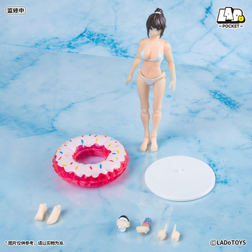 『POCKET GIRL』001_LADo TOYS PG-01 水着少女 可動フィギュア
