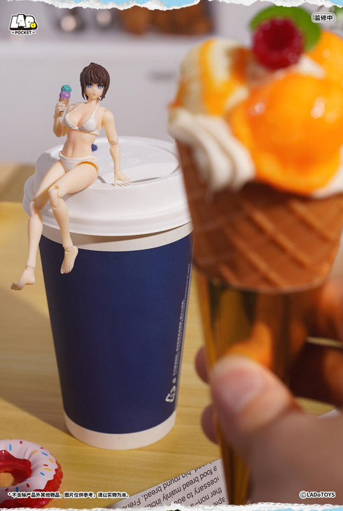 『POCKET GIRL』001_LADo TOYS PG-01 水着少女 可動フィギュア