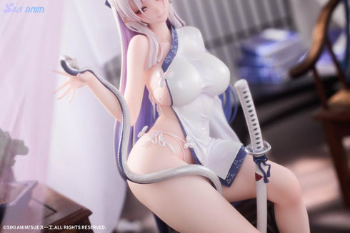 『靑白蛇のイロ』008_Siki Anim 1/7スケール塗装済完成品フィギュア 豪華版