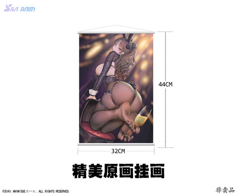 『シャンパンとバニーガール・ローゼ』018_Siki Anim 1/6スケール塗装済完成品フィギュア(黒ストッキングVer.) 豪華版