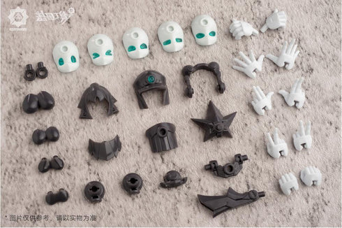『Gene Interference(ジーンインターフェアランス)シリーズ』010_QUANKAI Studio QK-ST-002 1/12スケール プラスチックモデルキット