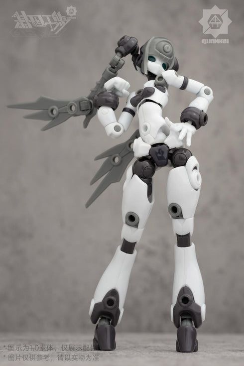 『Gene Interference(ジーンインターフェアランス)シリーズ』010_QUANKAI Studio QK-ST-002 1/12スケール プラスチックモデルキット