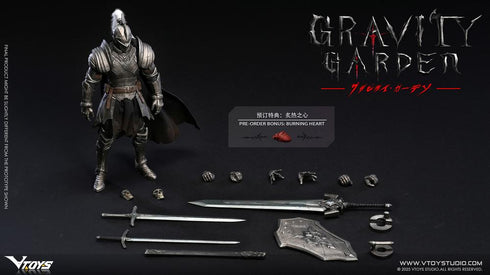 『GRAVITY GARDENシリーズ』004_VTOYS 銀月の騎士(シルバームーン・ナイト) 1/12スケール可動フィギュア
