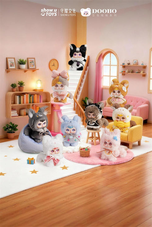 『Doobo Cat Cafe ラッキーニャー物語シリーズ』014_SHOW U TOYS トレーディングプラッシュ【BOX】