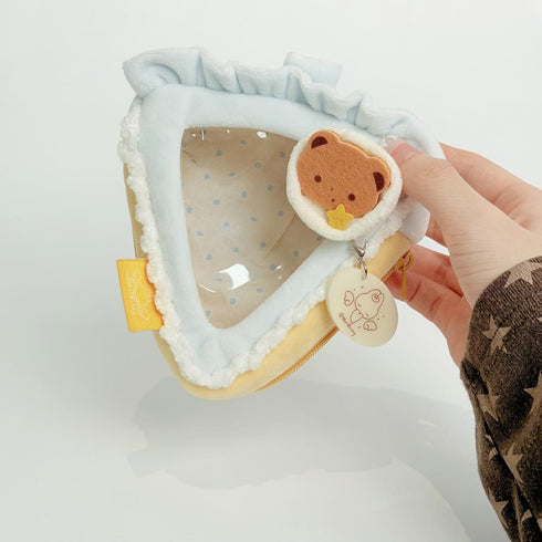 "Fan Merchandise" NotBunny 10cm Plush Pouch (Triangular, Sea Salt)