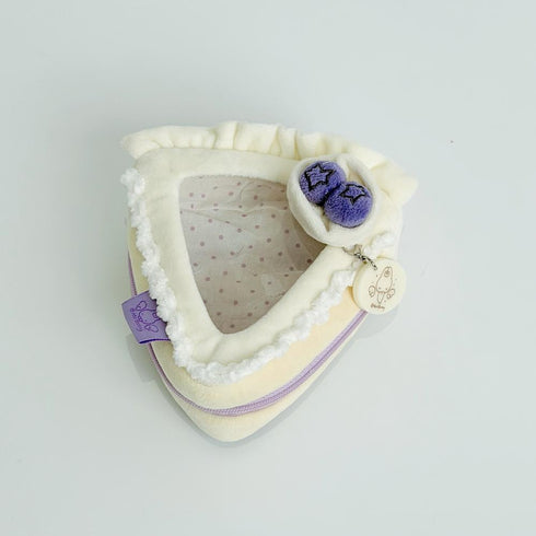 "Fan Merchandise" NotBunny 10cm Plush Pouch (Triangular, Blueberry)