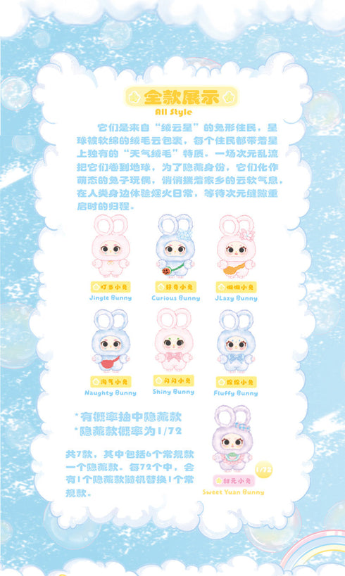 『BOBOGO Cute Cloud Fun Fairシリーズ』009_XIVO トレーディングプラッシュ【BOX】