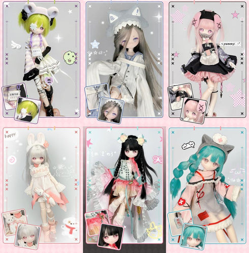 《可爱怪谈系列》inedible doll 收藏玩偶【礼盒装】