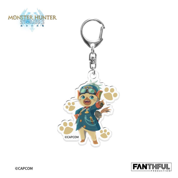 "Monster Hunter Stories 3: Twin Dragons of Destiny" 003_FANTHFUL FP003MHS32026 Acrylic Keychain (Rudy)
