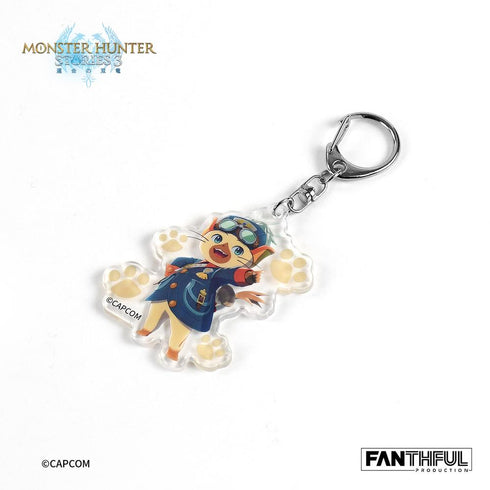 『モンスターハンターストーリーズ3 -運命の双竜-』003_FANTHFUL FP003MHS32026 アクリルキーチェーン(ルディ)