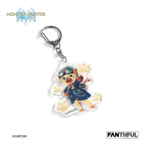 『モンスターハンターストーリーズ3 -運命の双竜-』003_FANTHFUL FP003MHS32026 アクリルキーチェーン(ルディ)
