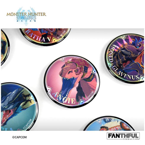 『モンスターハンターストーリーズ3 -運命の双竜-』006_FANTHFUL FP006MHS32026 オトモン トレーディング缶バッジ【BOX】