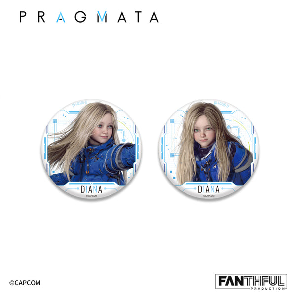 "Pragmata" 009_FANTHFUL FP003PRAG2026 Pin Badge Set
